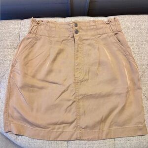 LOFT Tan Mini Skirt